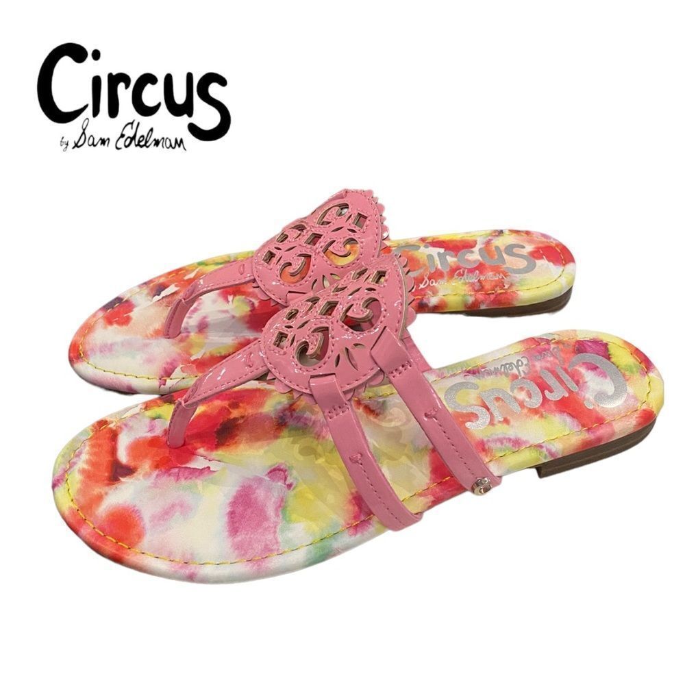 NEW in Box Circus Sam Edelman Clara Flamingo Pink Slide Sandals 6 - Picture 4 of 6
